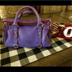 Beautiful purple Dooney Florentine satchel!